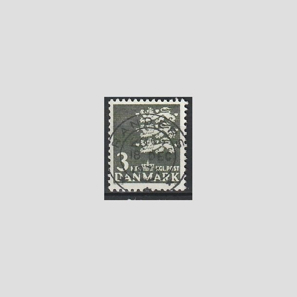 FRIMRKER DANMARK | 1969 - AFA 486 - Rigsvben 3,00 Kr. grnsort - Lux Stemplet