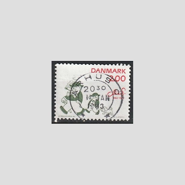 FRIMRKER DANMARK | 1982 - AFA 762 - Storm P. - 2,00 Kr. rd/grn - Pragt Stemplet
