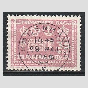 FRIM�RKER DANMARK | 1964 - AFA 427 - Frim�rkets dag 25 �r - 35 �re rosalilla - Pragt Stemplet