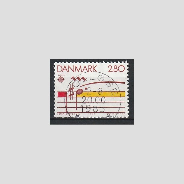 FRIMRKER DANMARK | 1985 - AFA 829 - Europamrker "Musik" - 2,80 Kr. flerfarvet - Pragt Stemplet