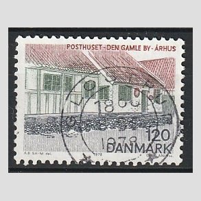 FRIM�RKER DANMARK | 1978 - AFA 661 - Midtjylland - 120 �re flerfarvet - Pragt Stemplet Glostrup