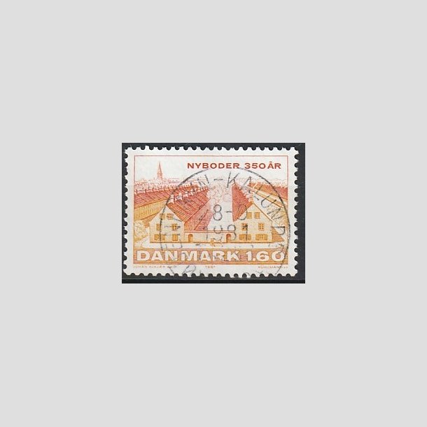 FRIMRKER DANMARK | 1981 - AFA 726 - Nyboder 350 r - 1,60 Kr. flerfarvet - Pragt Stemplet