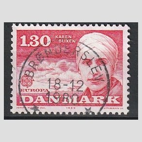 FRIM�RKER DANMARK | 1980 - AFA 695 - Europam�rker - 1,30 Kr. r�d - Pragt Stemplet Br�nderslev