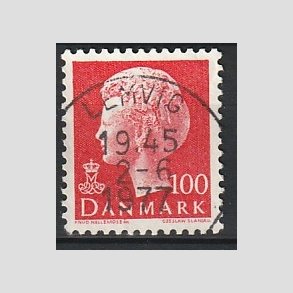 FRIMRKER DANMARK | 1976 - AFA 620 - Dronning Margrethe - 100 re rd - Pragt Stemplet