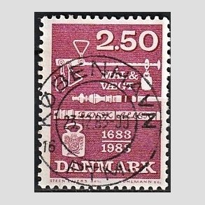 FRIM�RKER DANMARK | 1983 - AFA 780 - M�ling og vejning - 2,50 Kr. r�d - Pragt Stemplet