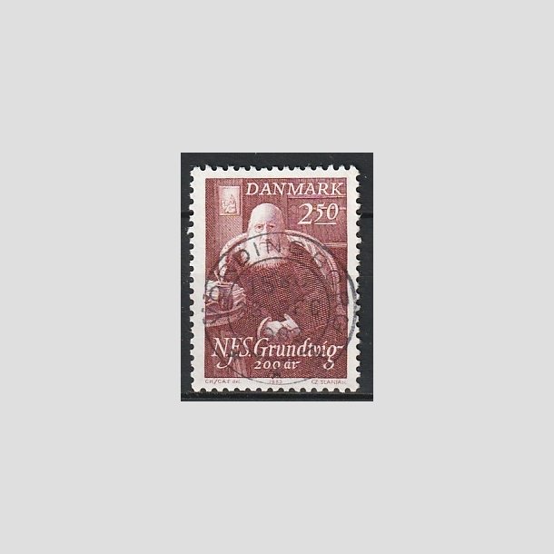 FRIMRKER DANMARK | 1983 - AFA 787 - N.F.S Grundtvigs - 2,50 Kr. rd - Pragt Stemplet Vordingborg