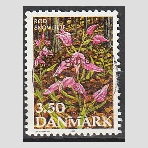 FRIMRKER DANMARK | 1990 - AFA 971 - Dansk flora - 3,50 Kr. flerfarvet - Pragt Stemplet