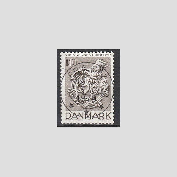 FRIMRKER DANMARK | 1979 - AFA 684 - Vikingetiden - 1,10 Kr. brun - Pragt Stemplet