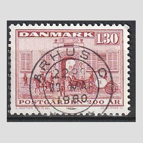 FRIMRKER DANMARK | 1980 - AFA 693 - Postgrden Kbenhavn - 1,30 Kr. rd - Pragt Stemplet