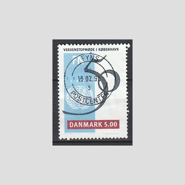 FRIMRKER DANMARK | 1995 - AFA 1085 - FN 50 r - 5,00 Kr. flerfarvet - Pragt Stemplet