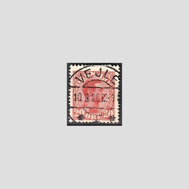 FRIMRKER DANMARK | 1925-26 - AFA 147 - Chr. X 20 re rd - Pragt Stemplet "VEJLE"