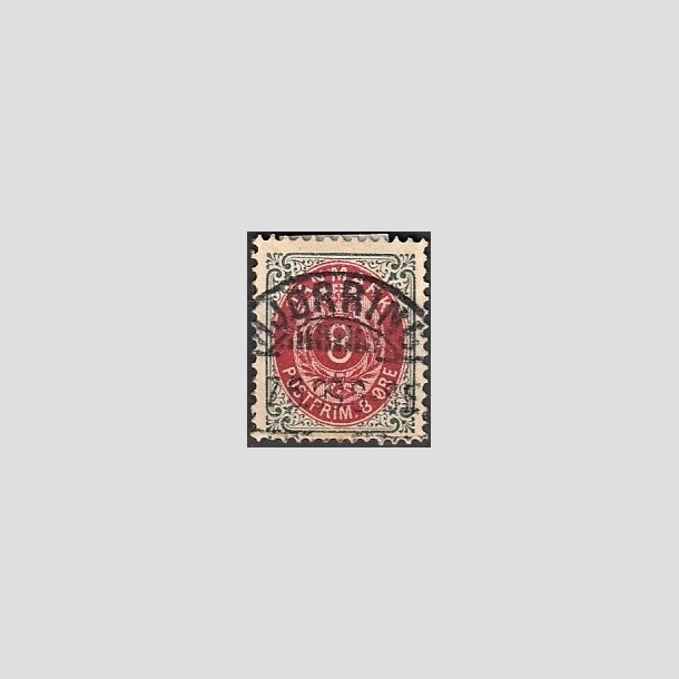 FRIMRKER DANMARK | 1895 - AFA 25B - 8 re gr/rd - Lux Stemplet "HJRRING"