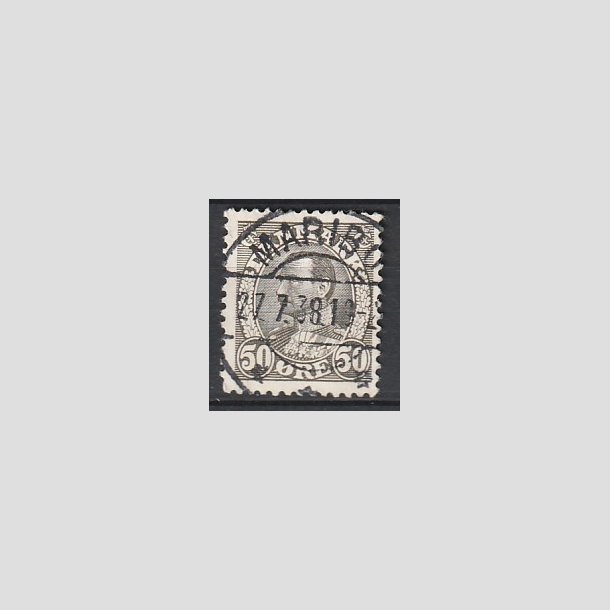 FRIMRKER DANMARK | 1934 - AFA 209 - Chr. X 50 re gr - Lux Stemplet "MARIBO"