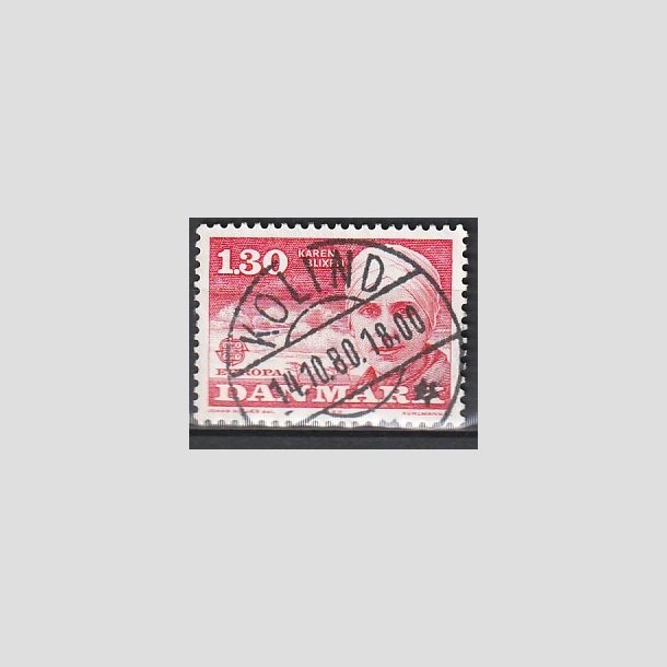 FRIMRKER DANMARK | 1980 - AFA 695 - Europamrker - 1,30 Kr. rd - Pragt Stemplet Kolind