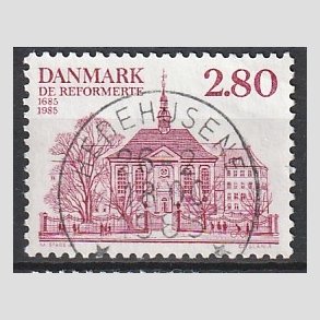 FRIM�RKER DANMARK | 1985 - AFA 825 - Reformerte meninghed 300 �r - 2,80 Kr. rosa - Pragt Stemplet Hedehusene