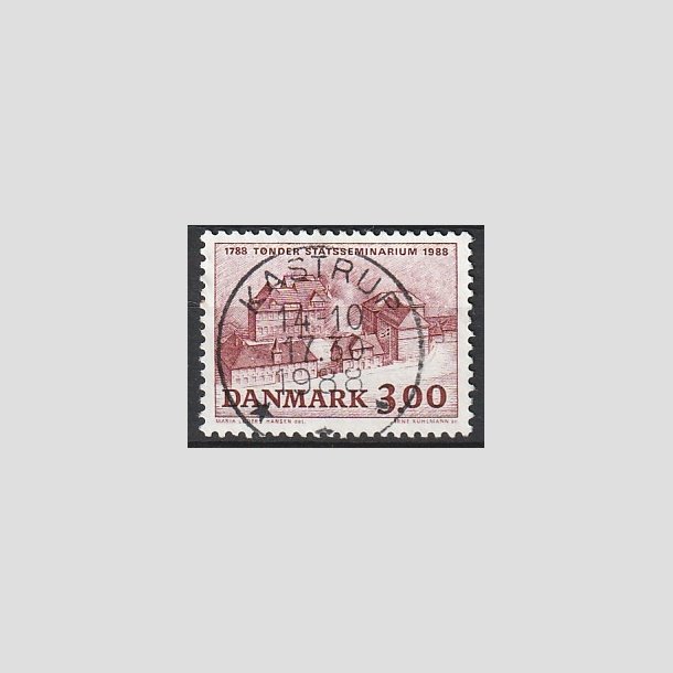 FRIMRKER DANMARK | 1988 - AFA 916 - Tnder Statsseminarium 200 r - 3,00 Kr. brunrd - Pragt Stemplet Kastrup