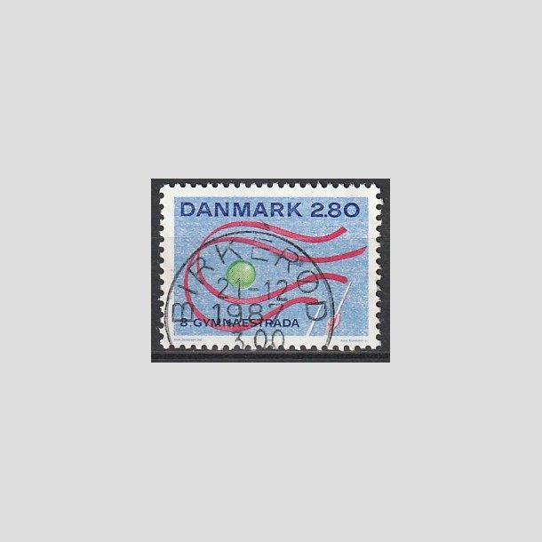 FRIMRKER DANMARK | 1987 - AFA 885 - Gymnaestrada Herning - 2,80 Kr. flerfarvet - Pragt Stemplet