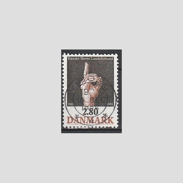 FRIMRKER DANMARK | 1985 - AFA 844 - Dves Landsforbund 50 r - 2,80 Kr. flerfarvet - Pragt Stemplet