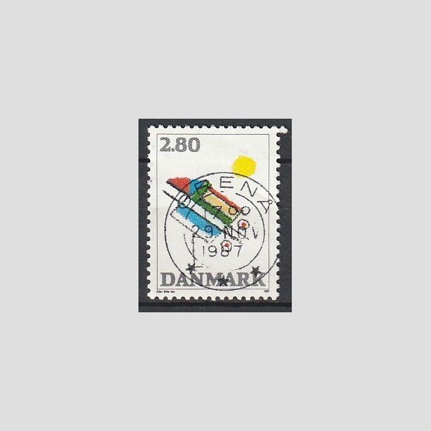 FRIMRKER DANMARK | 1987 - AFA 891 - Kunst - 2,80 Kr. flerfarvet - Pragt Stemplet
