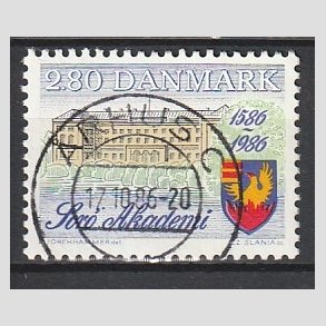 FRIM�RKER DANMARK | 1986 - AFA 856 - Sor� Akademi 400 �r - 2,80 Kr. flerfarvet - Pragt Stemplet