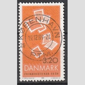 FRIM�RKER DANMARK | 1989 - AFA 951 - Frim�rkets Dag 50 �r - 3,20 Kr. flerfarvet - Pragt Stemplet