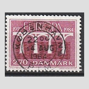 FRIM�RKER DANMARK | 1984 - AFA 803 - Europam�rker - 2,70 Kr. r�d - Pragt Stemplet