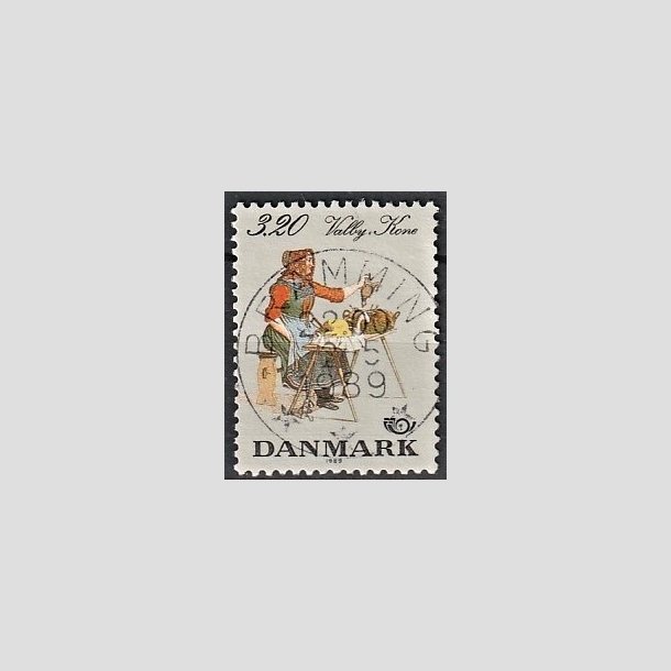 FRIMRKER DANMARK | 1989 - AFA 936 - Folkedragter - 3,20 Kr. flerfarvet - Pragt Stemplet Bramming