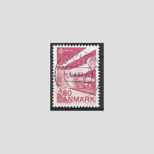 FRIMRKER DANMARK | 1987 - AFA 882 - Europamrker - 2,80 Kr. rd - Pragt Stemplet