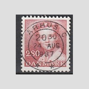 FRIMRKER DANMARK | 1985 - AFA 820 - Dronning Margrethe - 2,80 Kr. rd - Pragt Stemplet