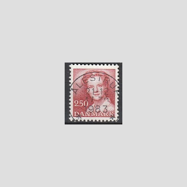 FRIMRKER DANMARK | 1983 - AFA 774 - Dronning Margrethe - 2,50 Kr. rd - Pragt Stemplet