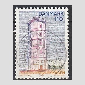 FRIM�RKER DANMARK | 1980 - AFA 701 - Nord for Limfjorden - 110 �re flerfarvet - Pragt Stemplet