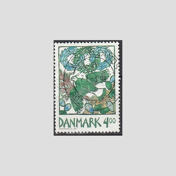 FRIMRKER DANMARK | 1999 - AFA 1204 - Forrsbebudere - 4,00 Kr. Vibe - Lux Stemplet