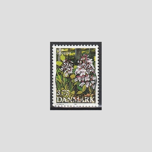 FRIMRKER DANMARK | 1990 - AFA 972 - Dansk flora - 3,75 Kr. flerfarvet - Pragt Stemplet