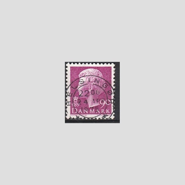 FRIMRKER DANMARK | 1974 - AFA 562 - Dronning Margrethe - 90 re violet - Pragt Stemplet