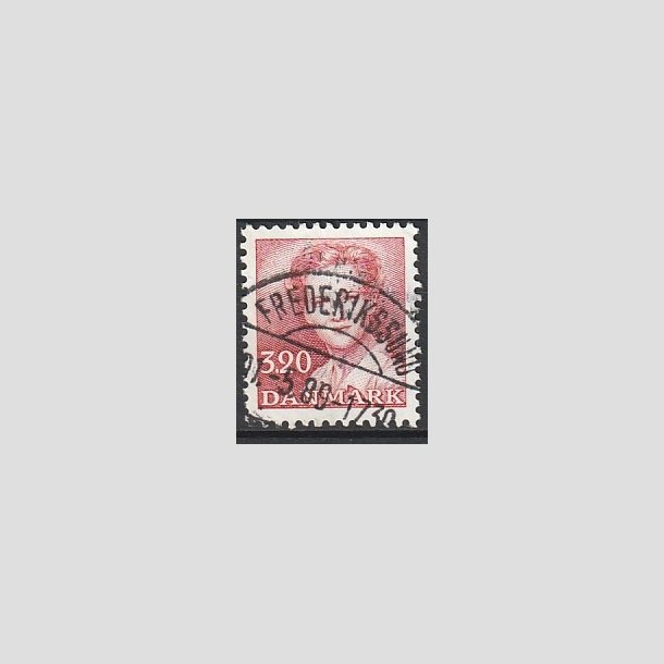 FRIMRKER DANMARK | 1989 - AFA 924 - Dronning Margrethe - 3,20 Kr. rd - Pragt Stemplet