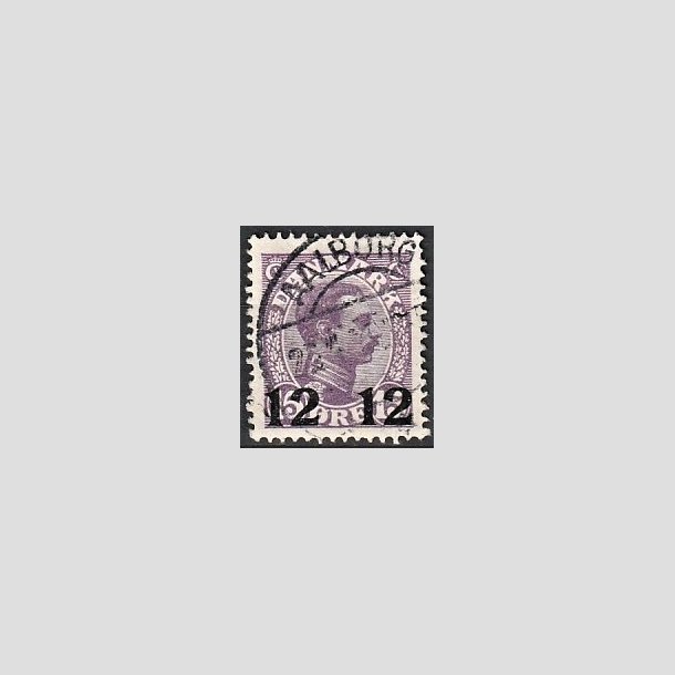 FRIMRKER DANMARK | 1926 - AFA 159 - 12 12/15 re violet Chr. X provisorier - Lux Stemplet "AALBORG"