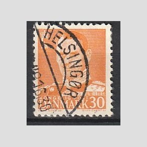 FRIMRKER DANMARK | 1948-50 - AFA 309 - Fr. IX 30 re orange - Lux Stemplet