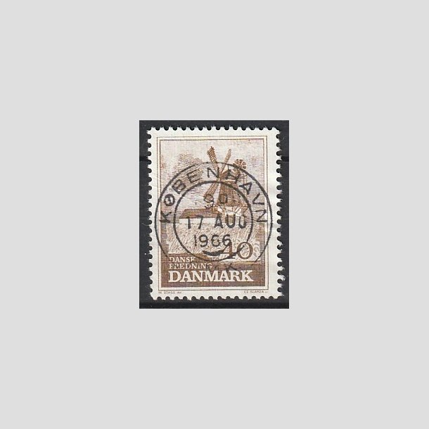 FRIMRKER DANMARK | 1965 - AFA 440 - Bog Mlle - 40 re brun - Pragt Stemplet