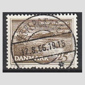 FRIM�RKER DANMARK | 1964 - AFA 428 - Karup � - 25 �re brun - Pragt Stemplet