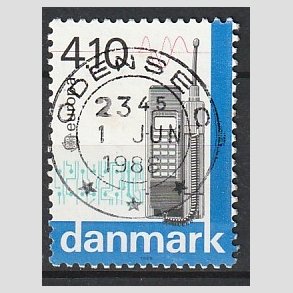 FRIM�RKER DANMARK | 1988 - AFA 912 - Europam�rker - 4,10 Kr. flerfarvet - Pragt Stemplet