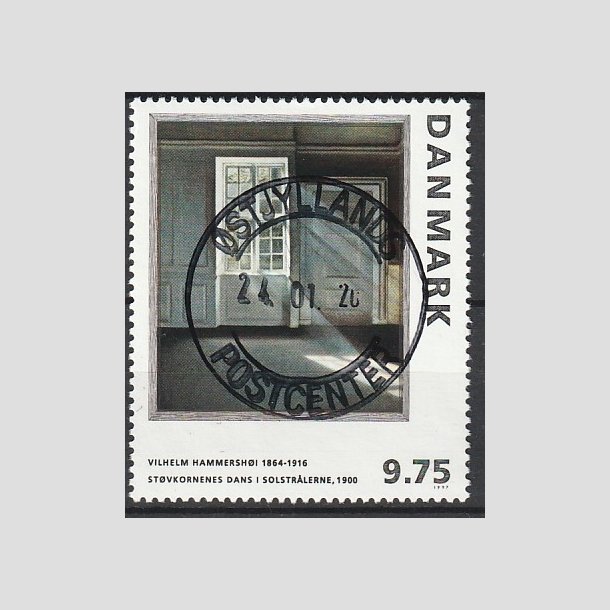 FRIMRKER DANMARK | 1997 - AFA 1158 - Vilh. Hammershj - 9,75 Kr. flerfarvet - Lux Stemplet