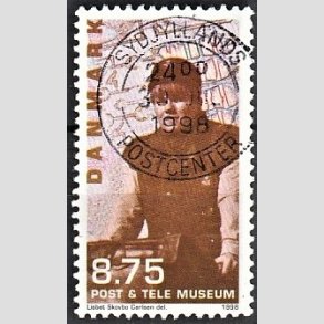 FRIM�RKER DANMARK | 1998 - AFA 1179 - Post og Tele Museet - 8,75 flerfarvet - Lux Stemplet