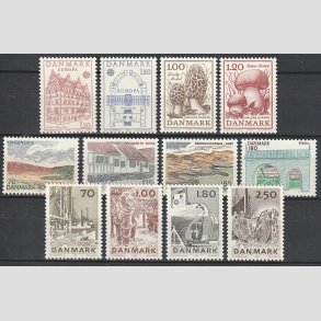 FRIM�RKER DANMARK | 1978 - AFA 658,660,664,669 mv. - Fire komplette s�t - Postfrisk