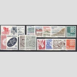 FRIM�RKER DANMARK | 1979 - AFA 673,682,684,686 mv. - Fire komplette s�t mv. - Postfrisk