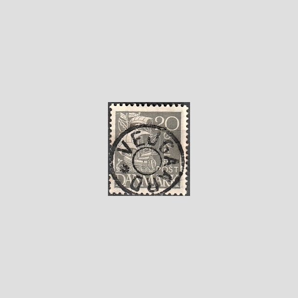 FRIMRKER DANMARK | 1927 - AFA 170 - Karavel 20 re gr - Pragt Stemplet "VEJGAARD"