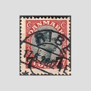 FRIMRKER DANMARK | 1926 - AFA 158 - 7 7/27 re rd/sort provisorier - Lux Stemplet 