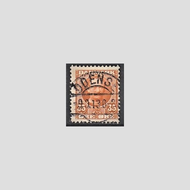 FRIMRKER DANMARK | 1912 - AFA 63 - Frederik VIII 35 re orange - Lux Stemplet "ODENSE"