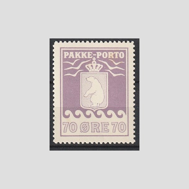 FRIMRKER GRNLAND | 1930 - AFA 10 - PAKKEPORTO 70 RE VIOLET - UBRUGT