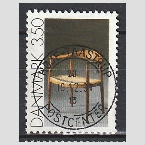 FRIM�RKER DANMARK | 1991 - AFA 996 - Dansk Brugskunst - 3,50 Kr. flerfarvet - Pragt Stemplet
