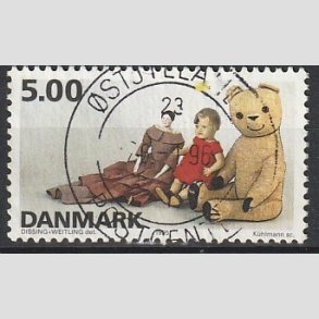 FRIM�RKER DANMARK | 1995 - AFA 1104 - Dansk leget�j - 5,00 Kr. flerfarvet - Pragt Stemplet